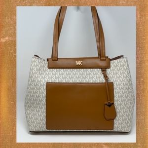 Michael Kors Meredith EW MediumSignature Logo Tote